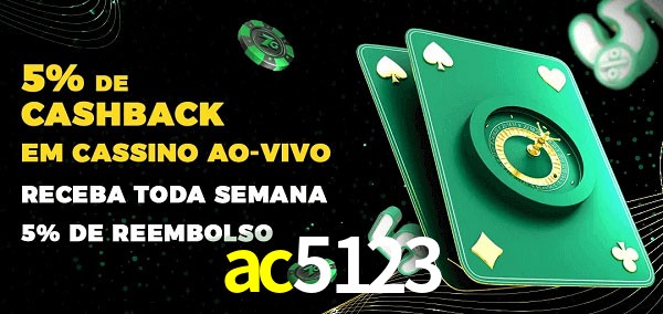 Promoções do cassino ao Vivo ac5123